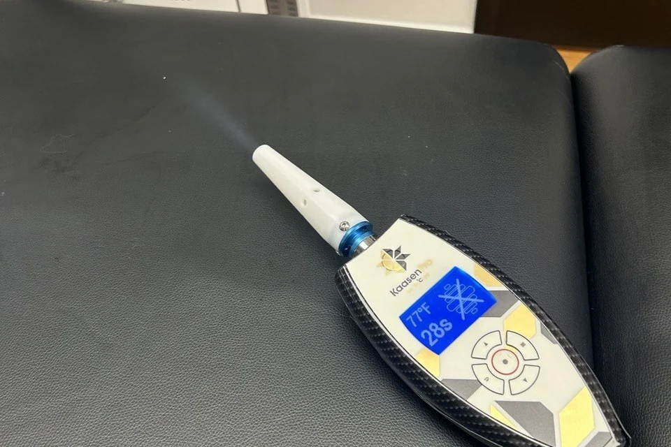 The cold applicator we use for CryoSculpting, at our Creve Coeur studio